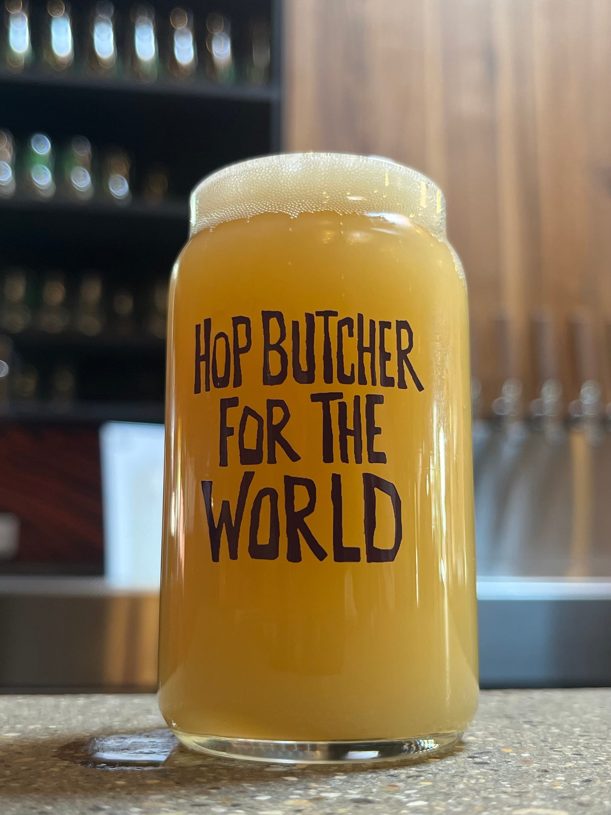 5 oz Hop Butcher Can Logo Glass-Purple | Hop Butcher For The World